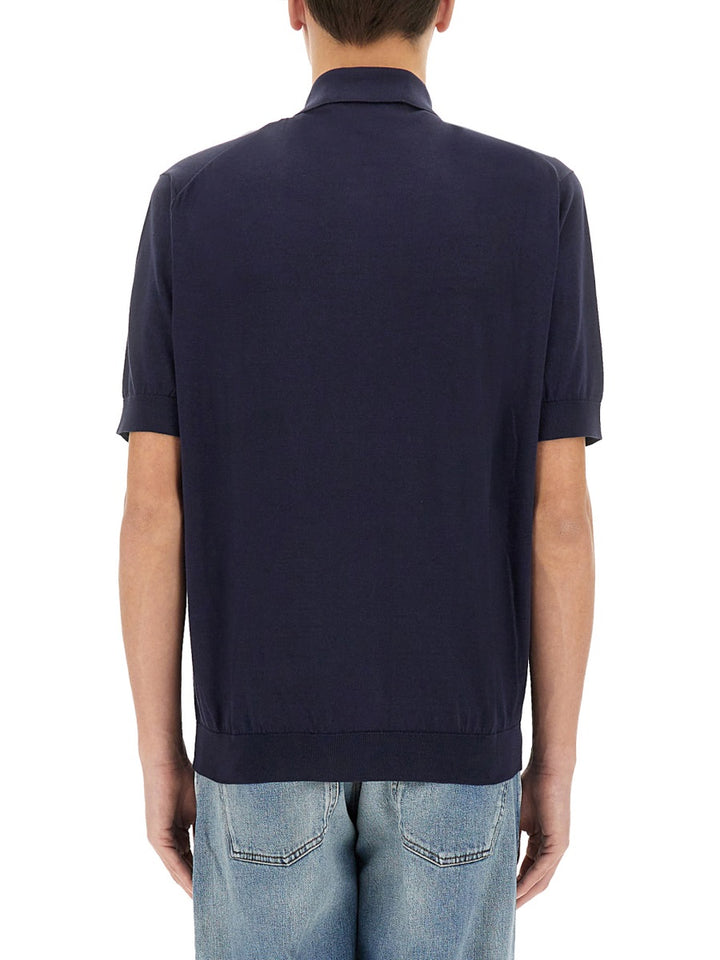 Lardini Polo - Blue | Wanan Luxury