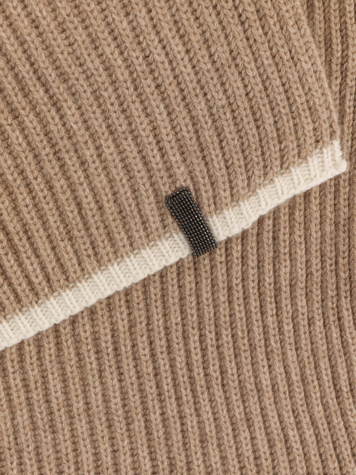 Brunello Cucinelli Scarfs - BROWN+PANAMA | fd322be34be7e5c53a72fcfb76cf48c05e60f85a