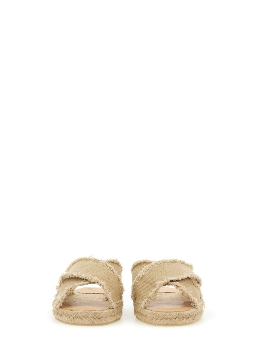 Castañer Flat Shoes - Beige | Wanan Luxury