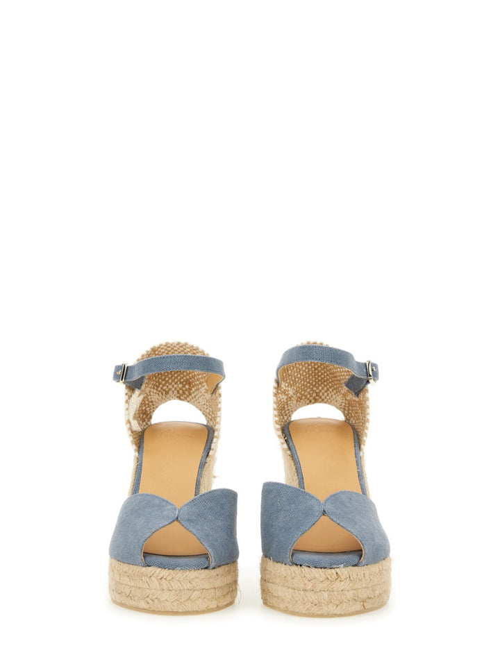 Castañer Wedges - Blue | Wanan Luxury