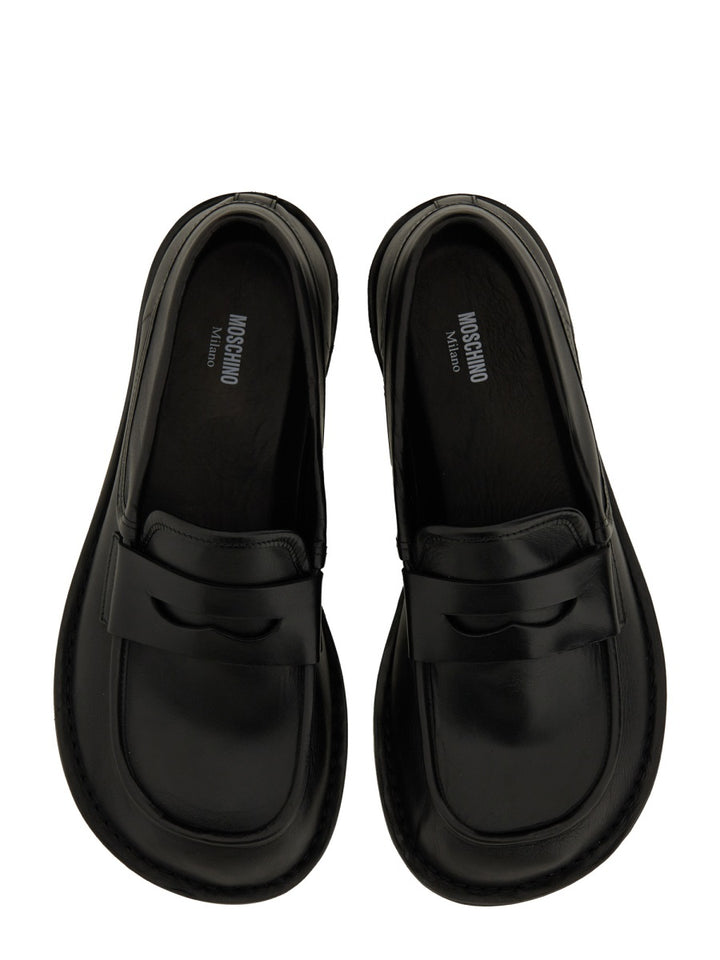 Moschino Loafers - Black | Wanan Luxury