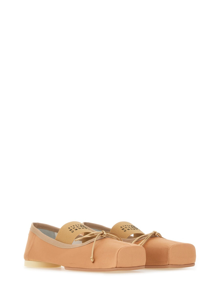 MM6 Maison Margiela Flat Shoes - Beige | Wanan Luxury