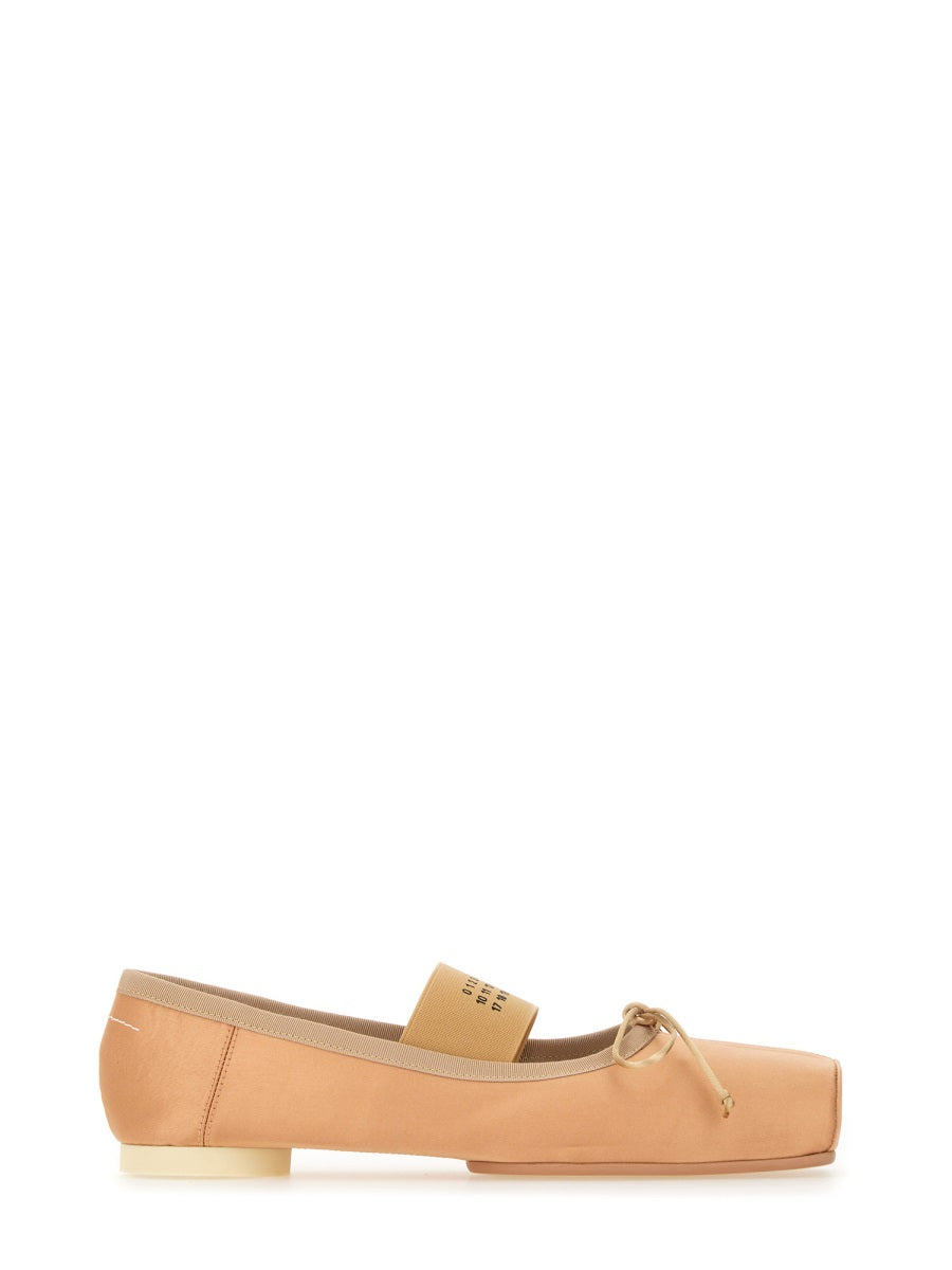 MM6 Maison Margiela Flat Shoes - Beige | Wanan Luxury