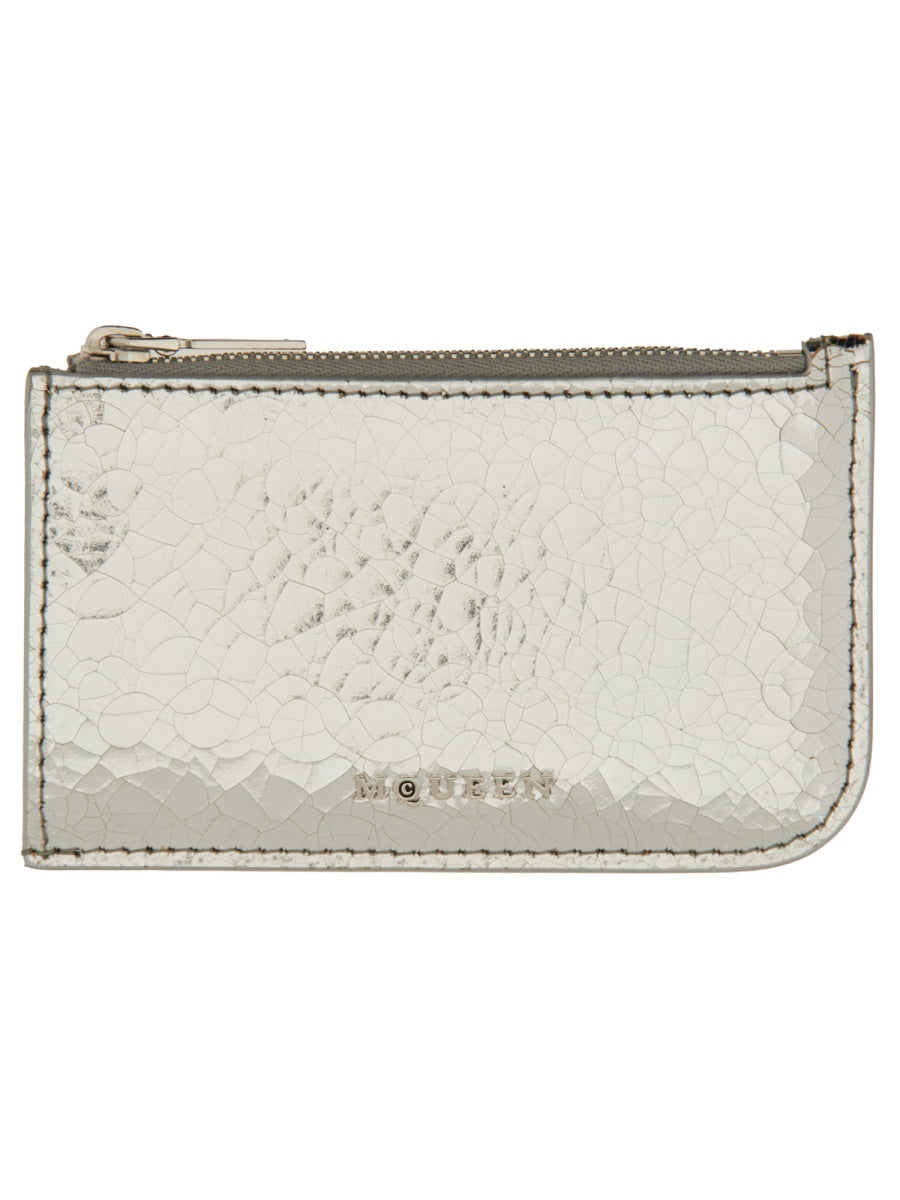 Alexander McQueen Wallets & Pures - Silver | Wanan Luxury