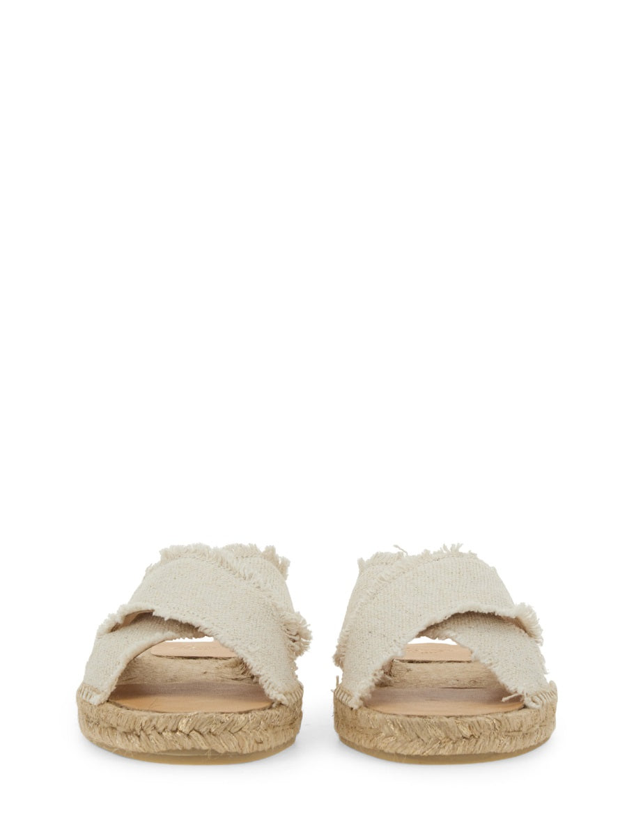 Castañer Flat Shoes - White | Wanan Luxury