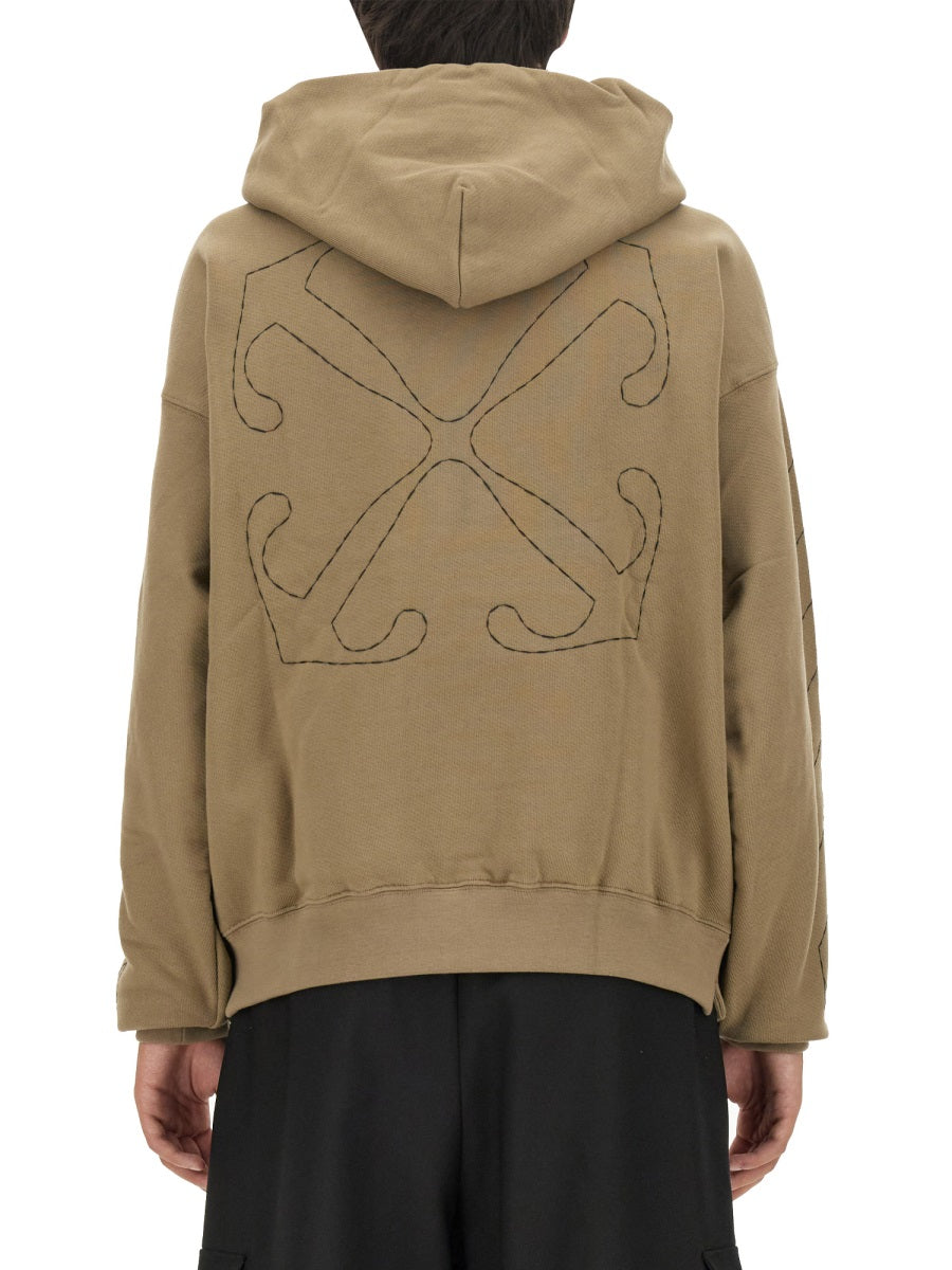 Off-White Sweatshirts - Beige | Wanan Luxury
