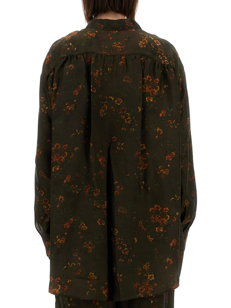 Uma Wang Shirts - Green | a0fe94ffbe9f429382ee7c8071b94898bd83c494