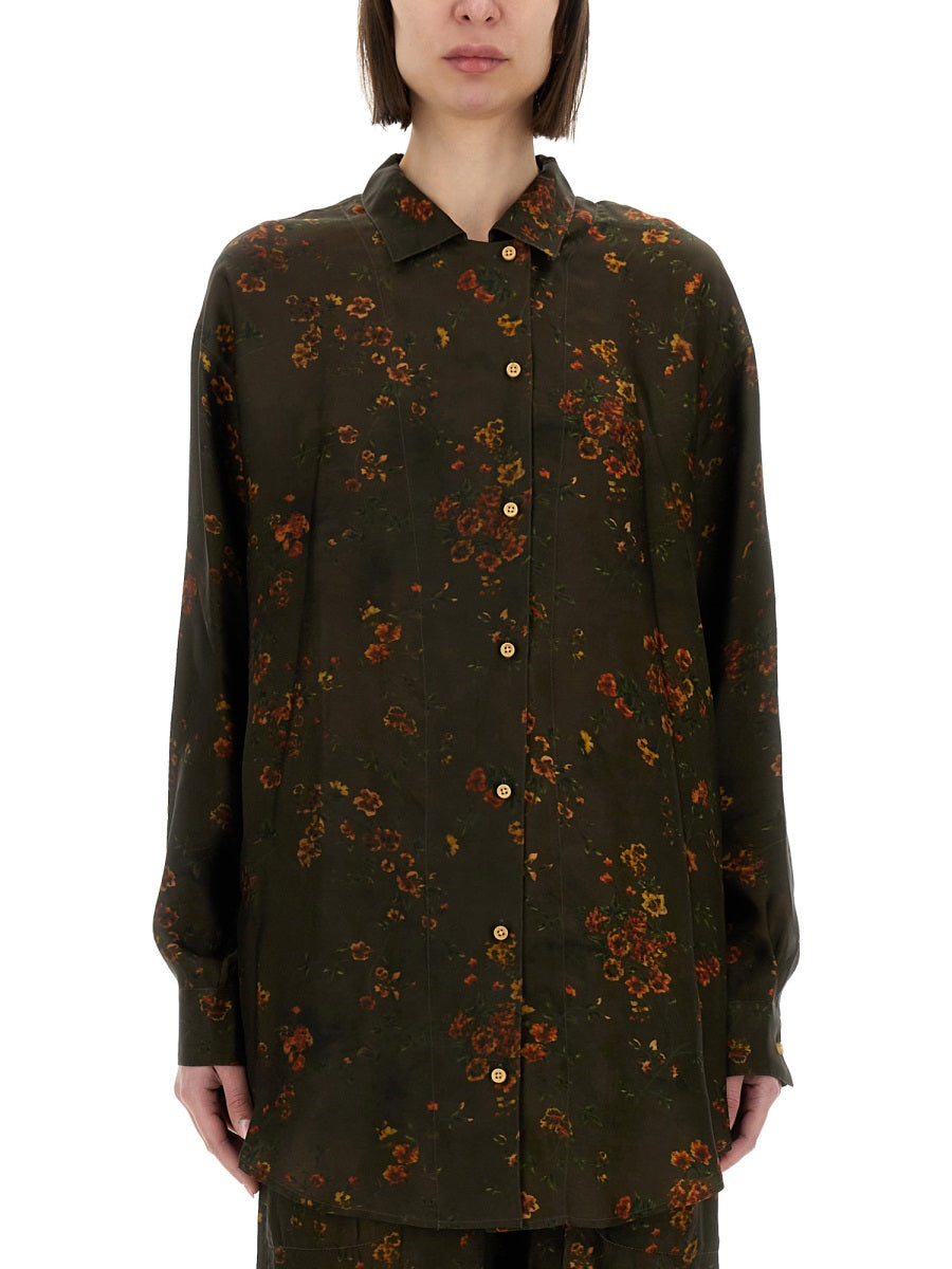 Uma Wang Shirts - Green | a247433591ccb801fda5c84322284f40f8571f31