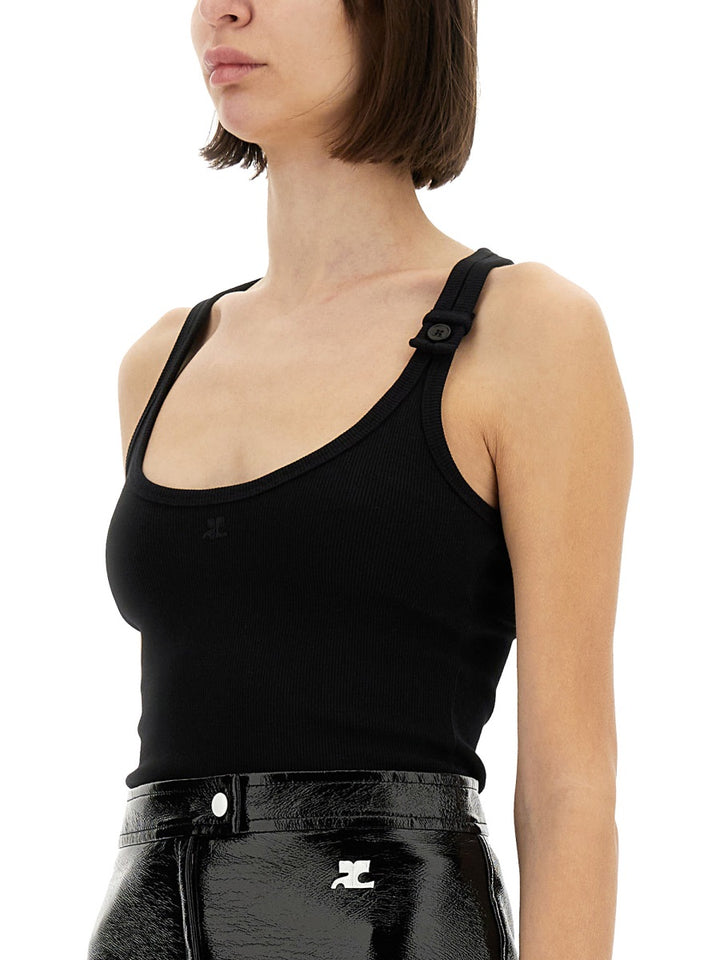 Courrèges Tops - Black | Wanan Luxury