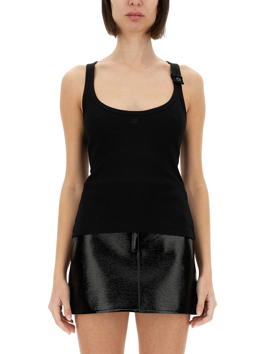 Courrèges Tops - Black | Wanan Luxury