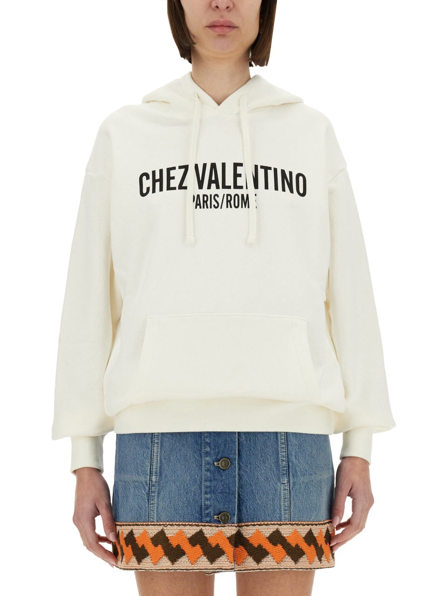 Valentino Garavani Sweatshirts - White | Wanan Luxury