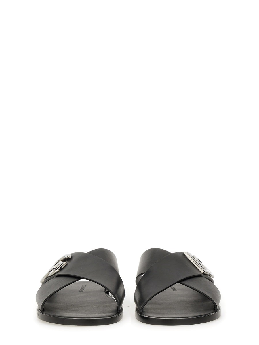 Dolce & Gabbana Sandals - Black | Wanan Luxury