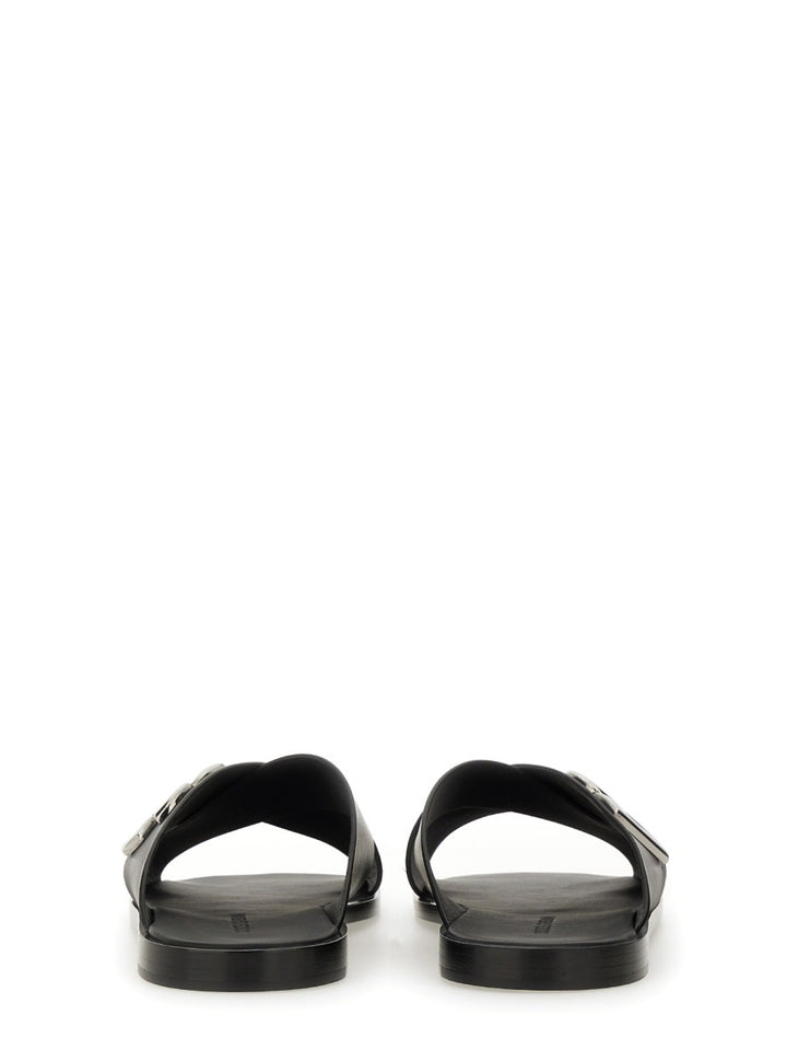 Dolce & Gabbana Sandals - Black | Wanan Luxury
