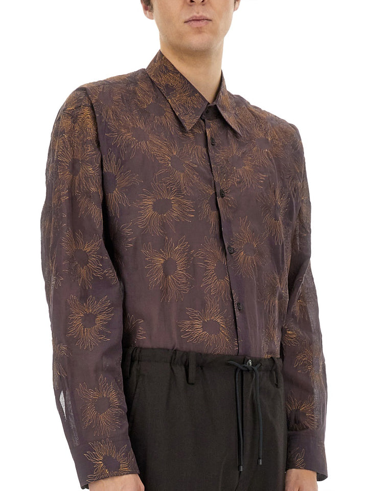 Dries Van Noten Shirts - Bordeaux | d10514dd86578019852877b6de17ca997da132ba