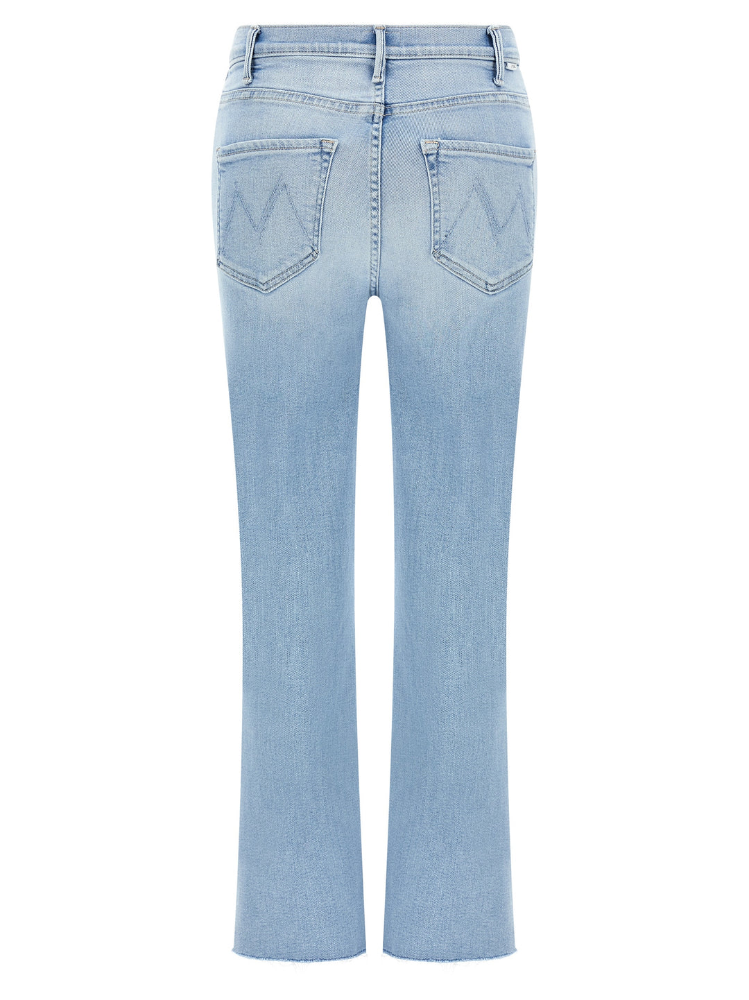 Mother The Hustler Ankle Fray Jeans - Light Blue | e204612e25b8ac002dc966018fcd34b1f77fc796