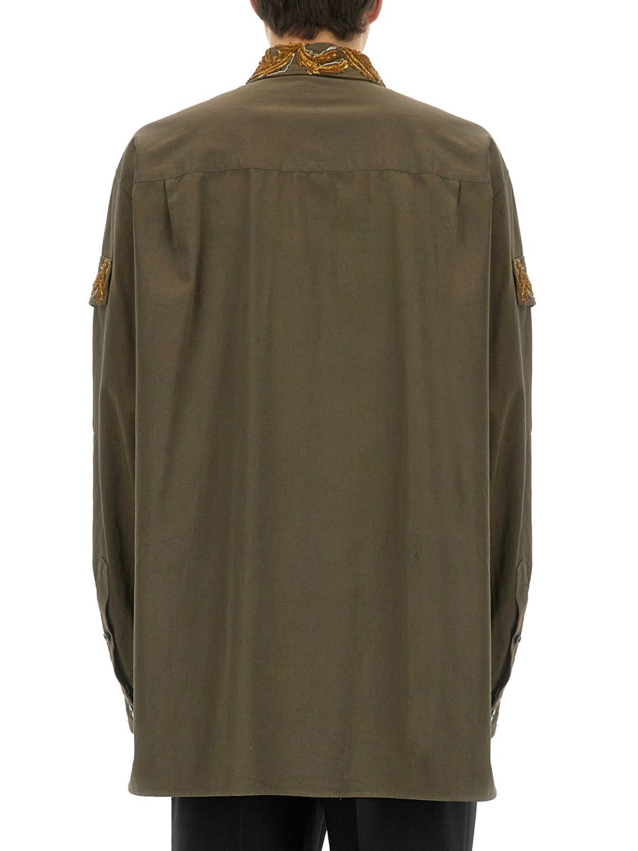 Dries Van Noten Shirts - Brown | a647e16aafba29744873b6faa551bdbfcbfee280