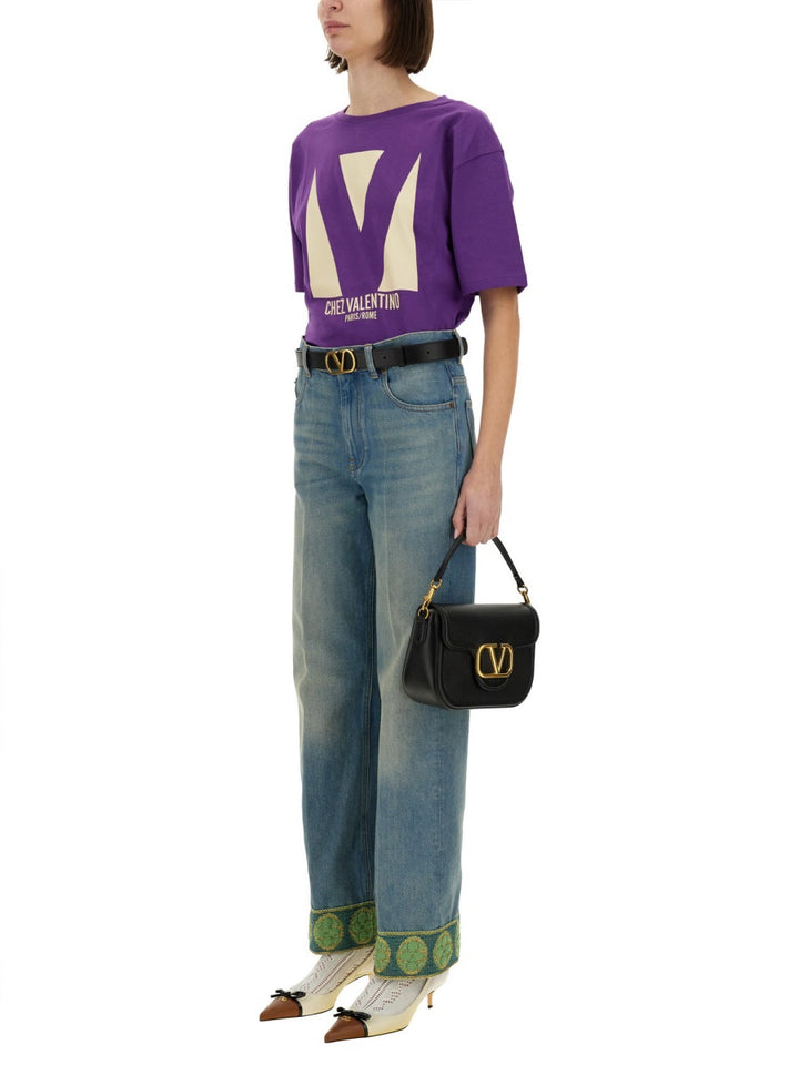 Valentino Garavani T shirts - Purple | Wanan Luxury