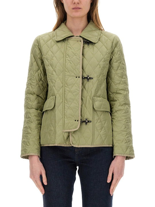 3-Hook Nylon Quilted Jacket