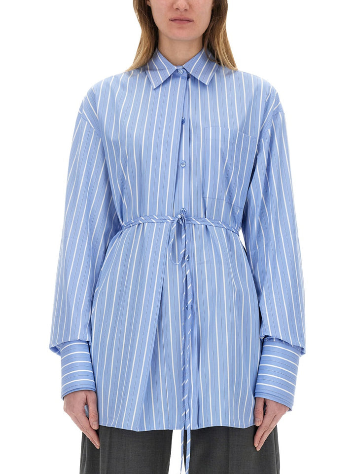 Sportmax Shirts - Baby Blue | 4dbd49a578d54f3cfdf21c76224e6a8913648e0a