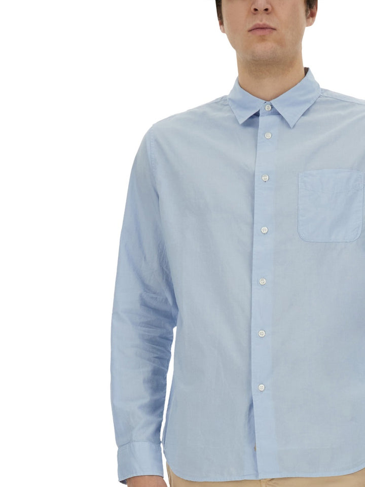 Woolrich Shirts - White, Light Blue | Wanan Luxury