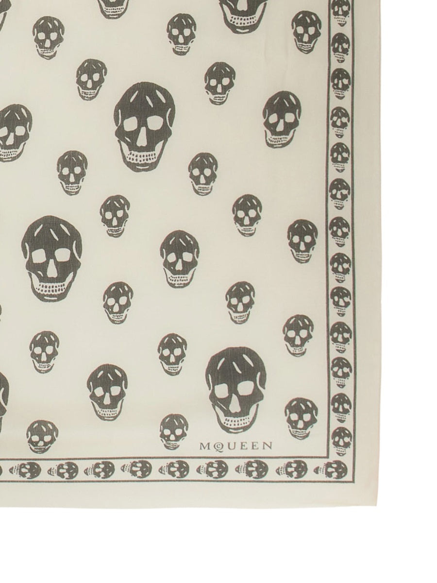 Alexander Mcqueen Scarves & Gloves - Ivory | 456d6982773a669396f9dad457e118c0edc398a1