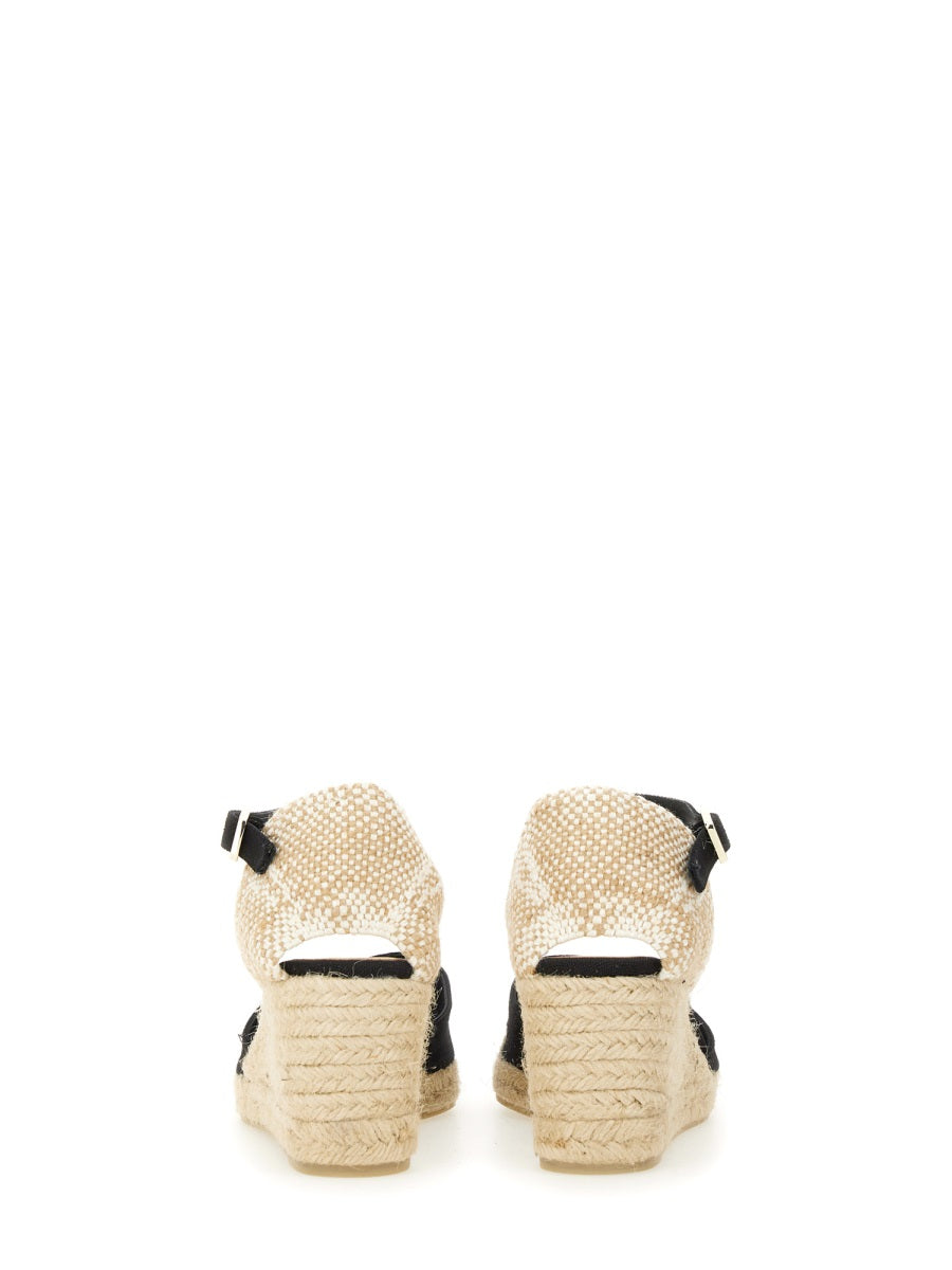 Castañer Wedges - Black | Wanan Luxury