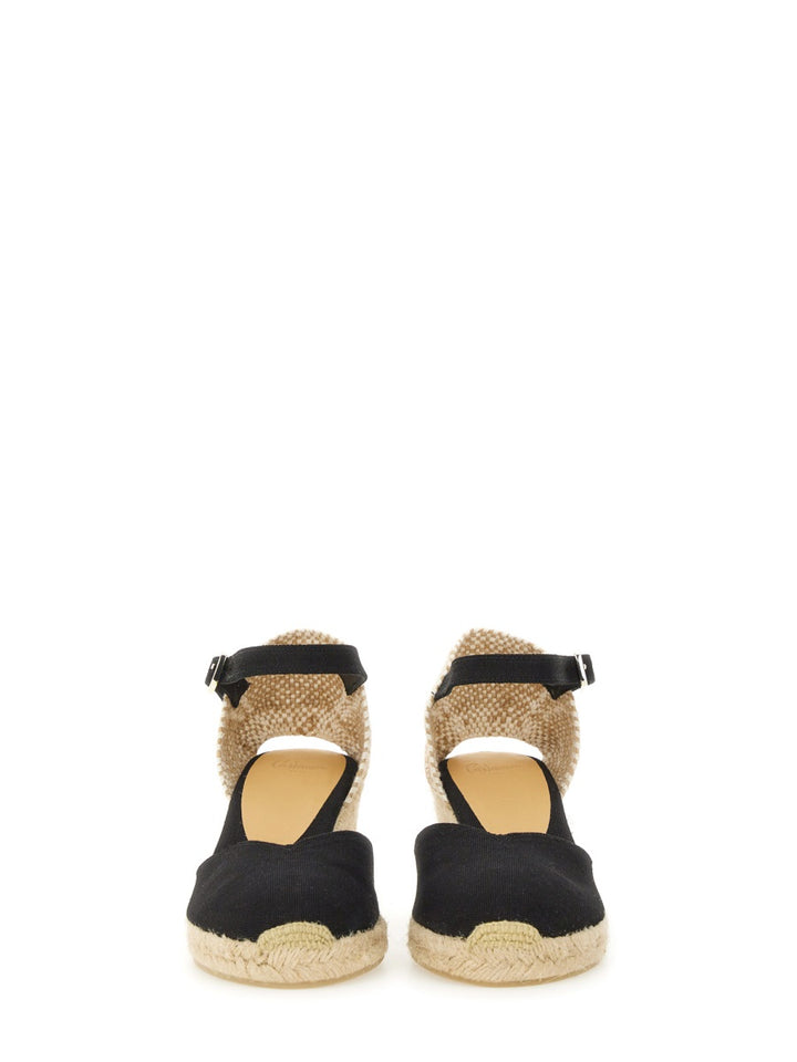 Castañer Wedges - Black | Wanan Luxury