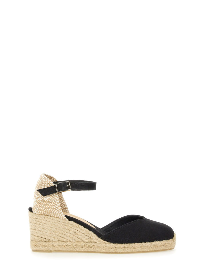 Castañer Wedges - Black | Wanan Luxury