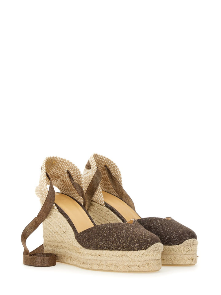 Castañer Wedges - Brown | Wanan Luxury