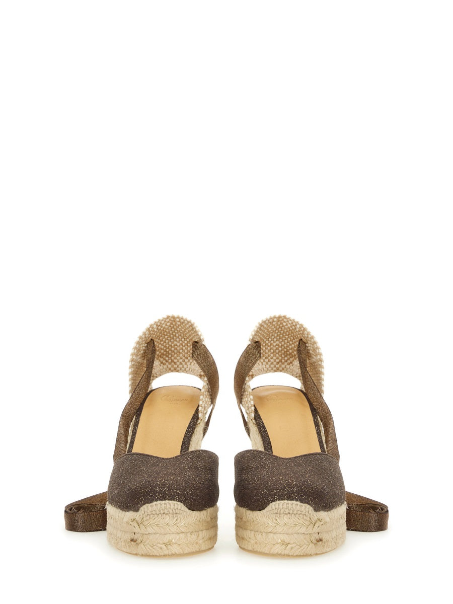 Castañer Wedges - Brown | Wanan Luxury
