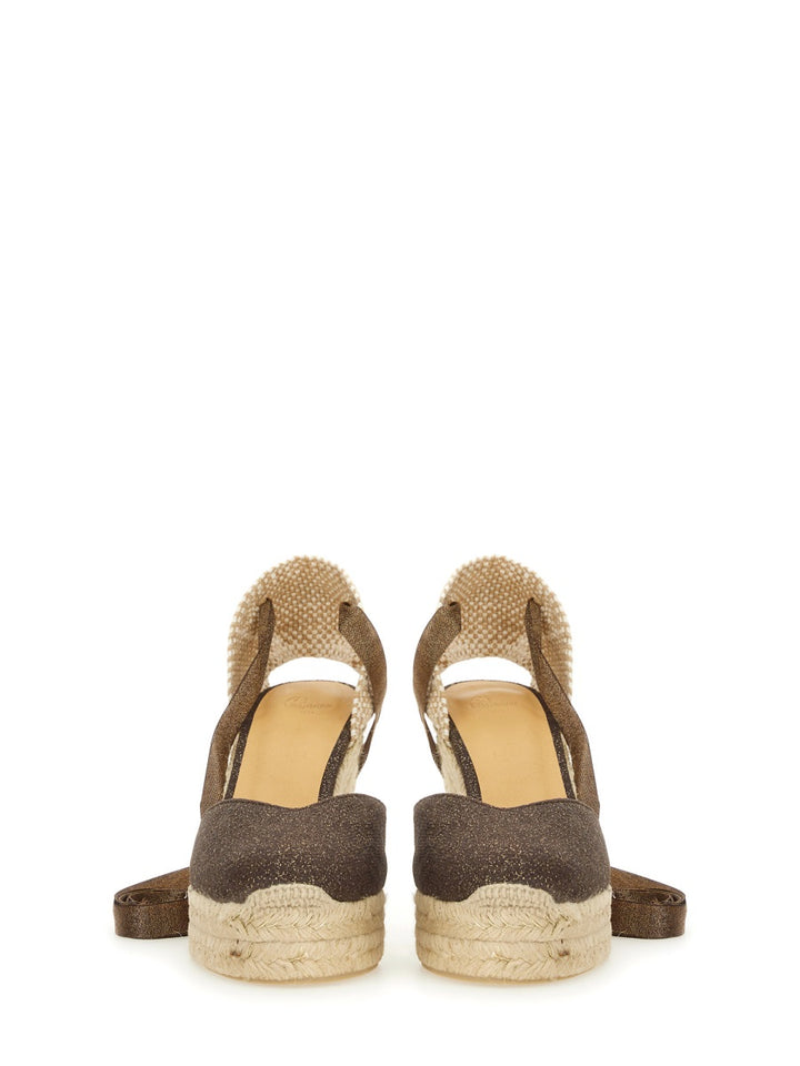 Castañer Wedges - Brown | Wanan Luxury
