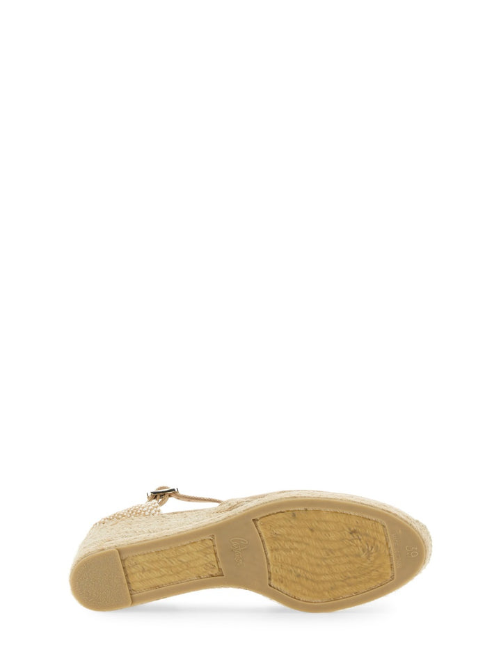 Castañer Wedges - Beige | Wanan Luxury