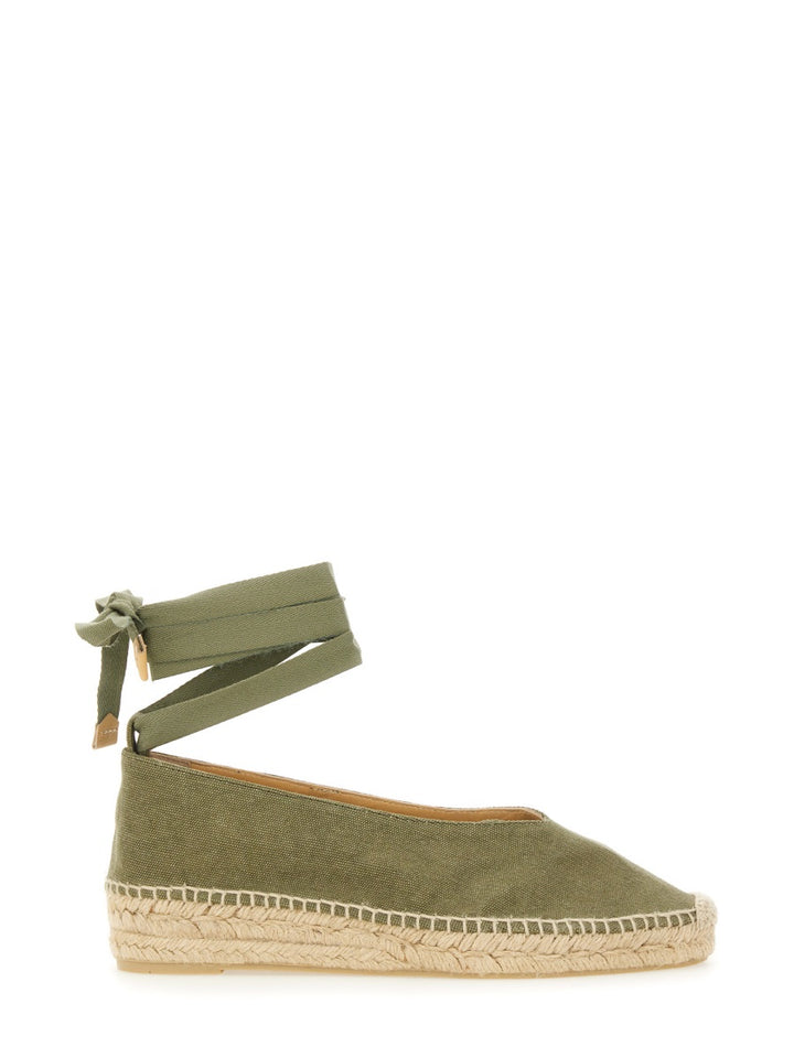 Castañer Flat Shoes - Green | Wanan Luxury