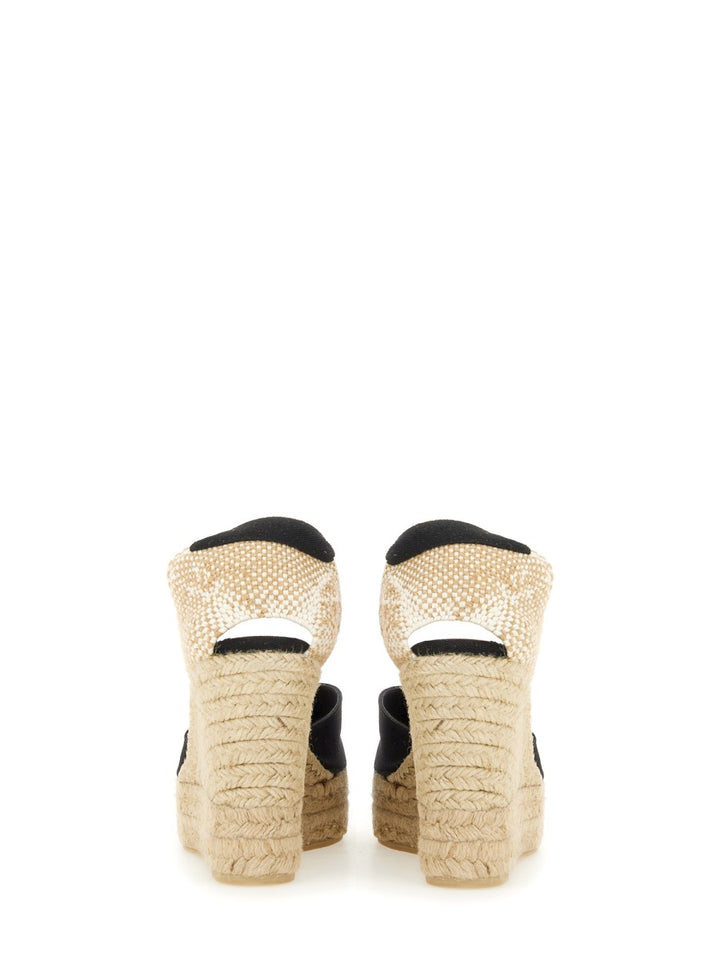 Castañer Wedges - Black | Wanan Luxury