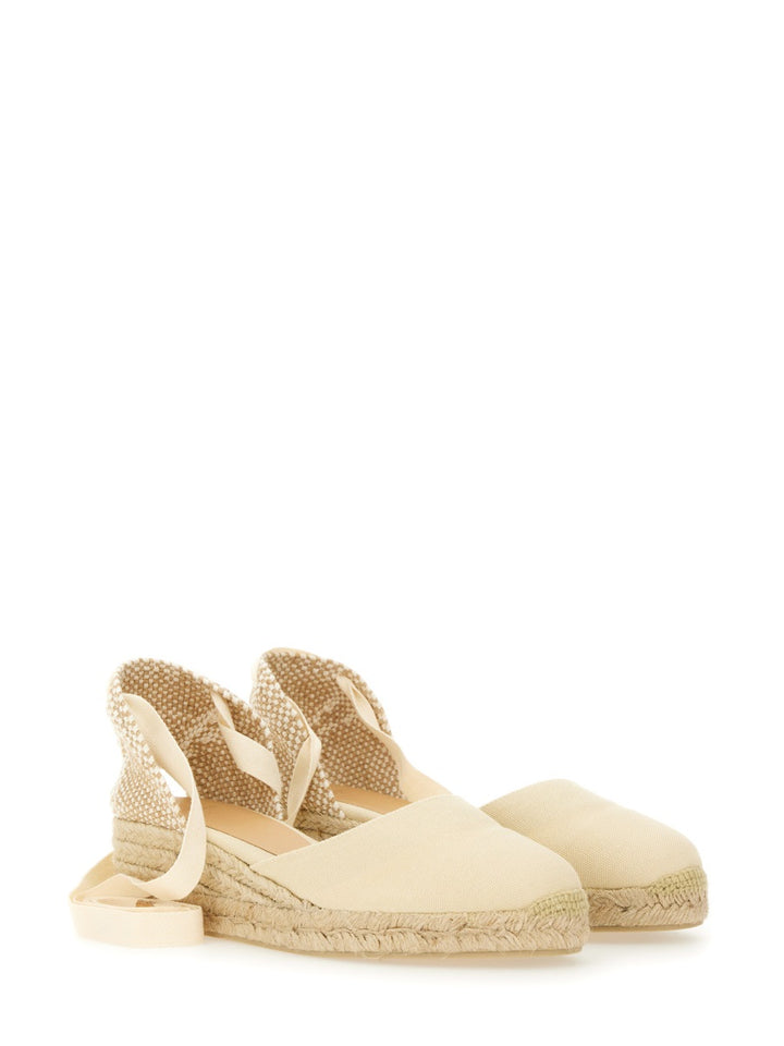 Castañer Wedges - White | Wanan Luxury