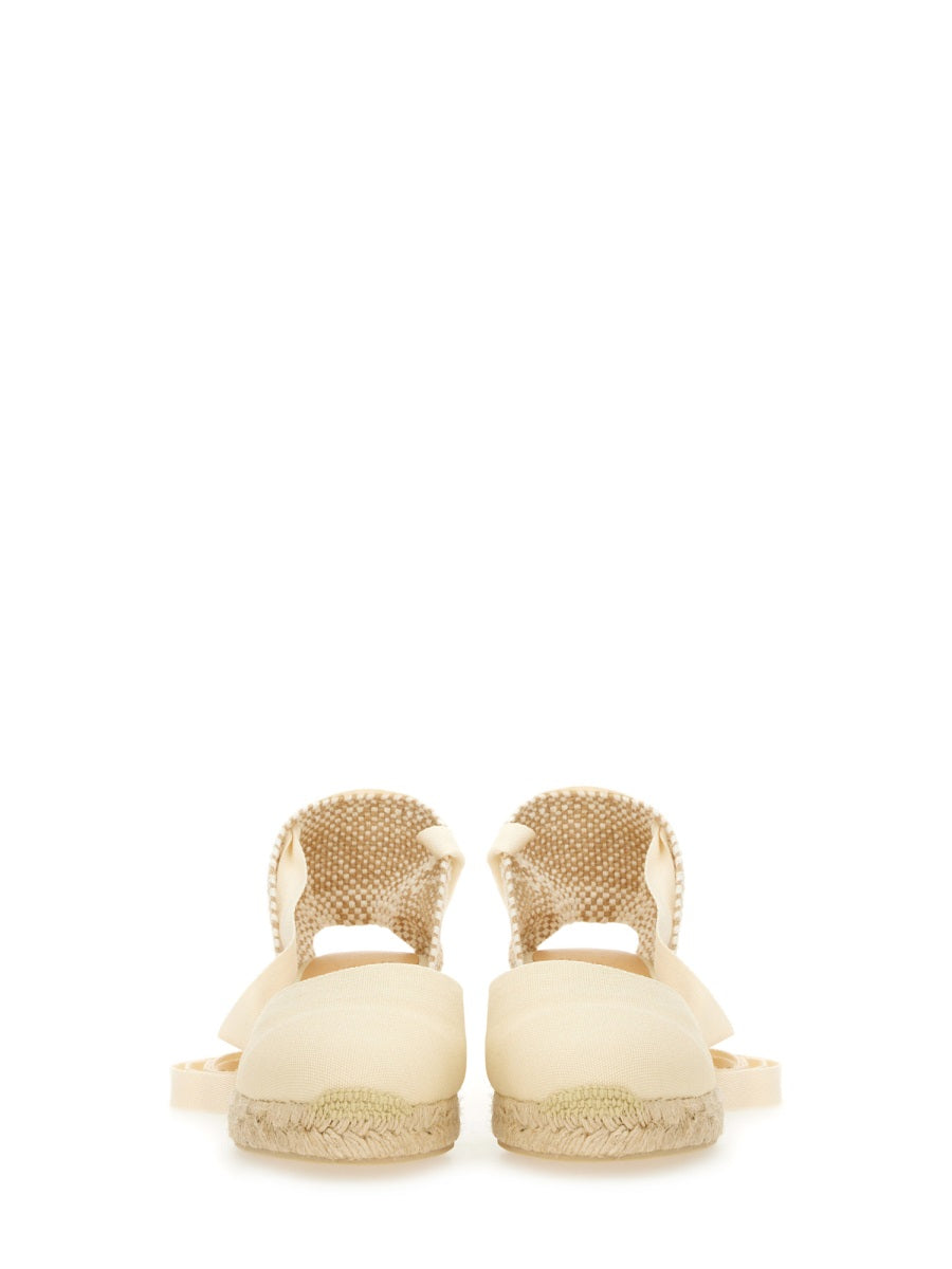 Castañer Wedges - White | Wanan Luxury