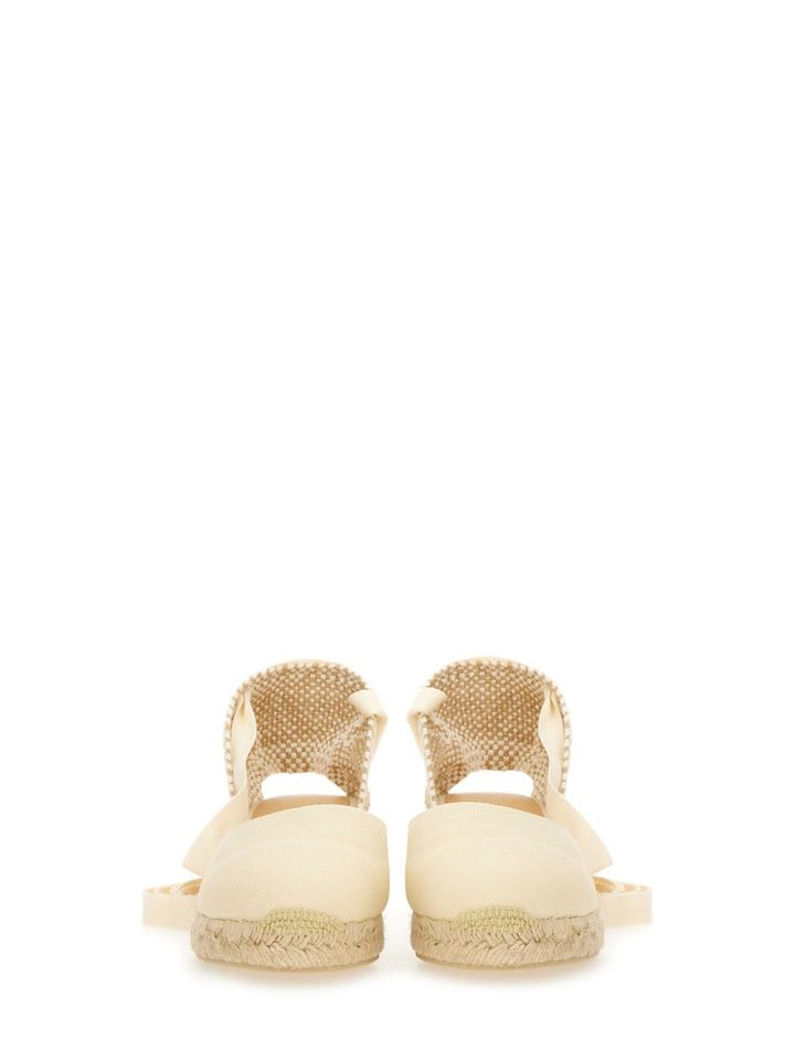 Castañer Wedges - White | Wanan Luxury