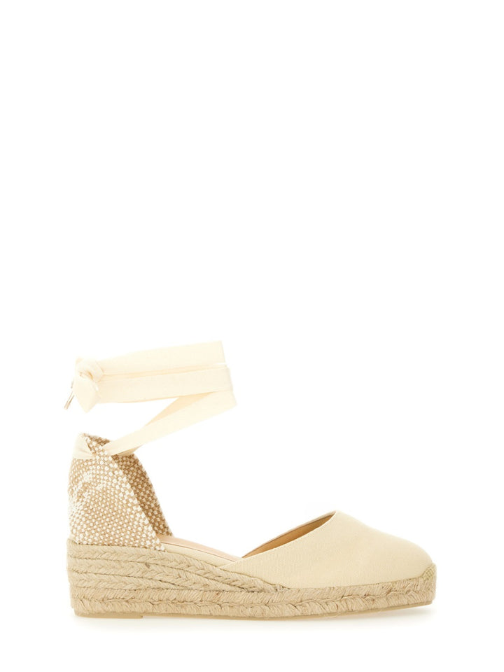 Castañer Wedges - White | Wanan Luxury
