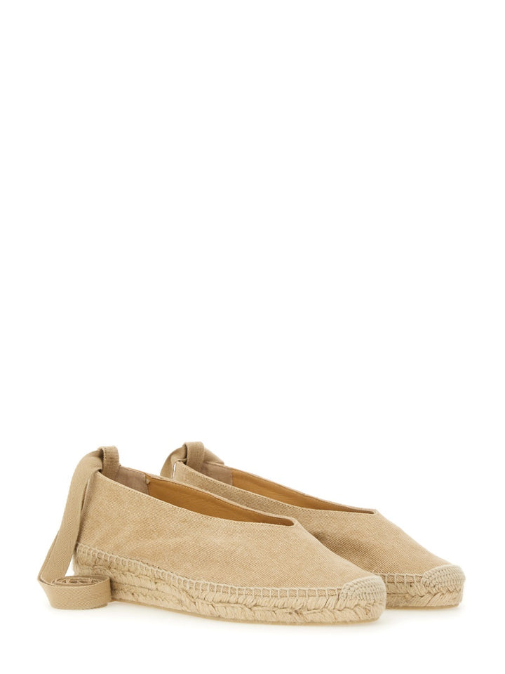 Castañer Flat Shoes - Beige | Wanan Luxury