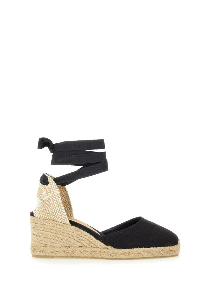Castañer Wedges - Black | Wanan Luxury