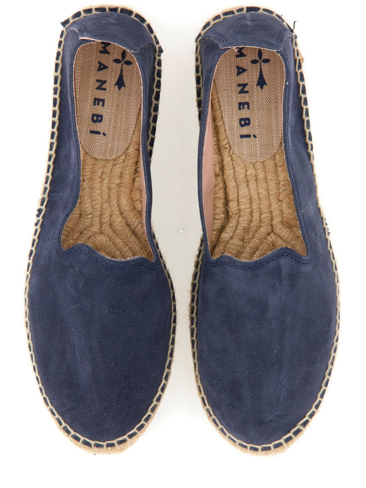 Manebí Flat Shoes - Blue | Wanan Luxury