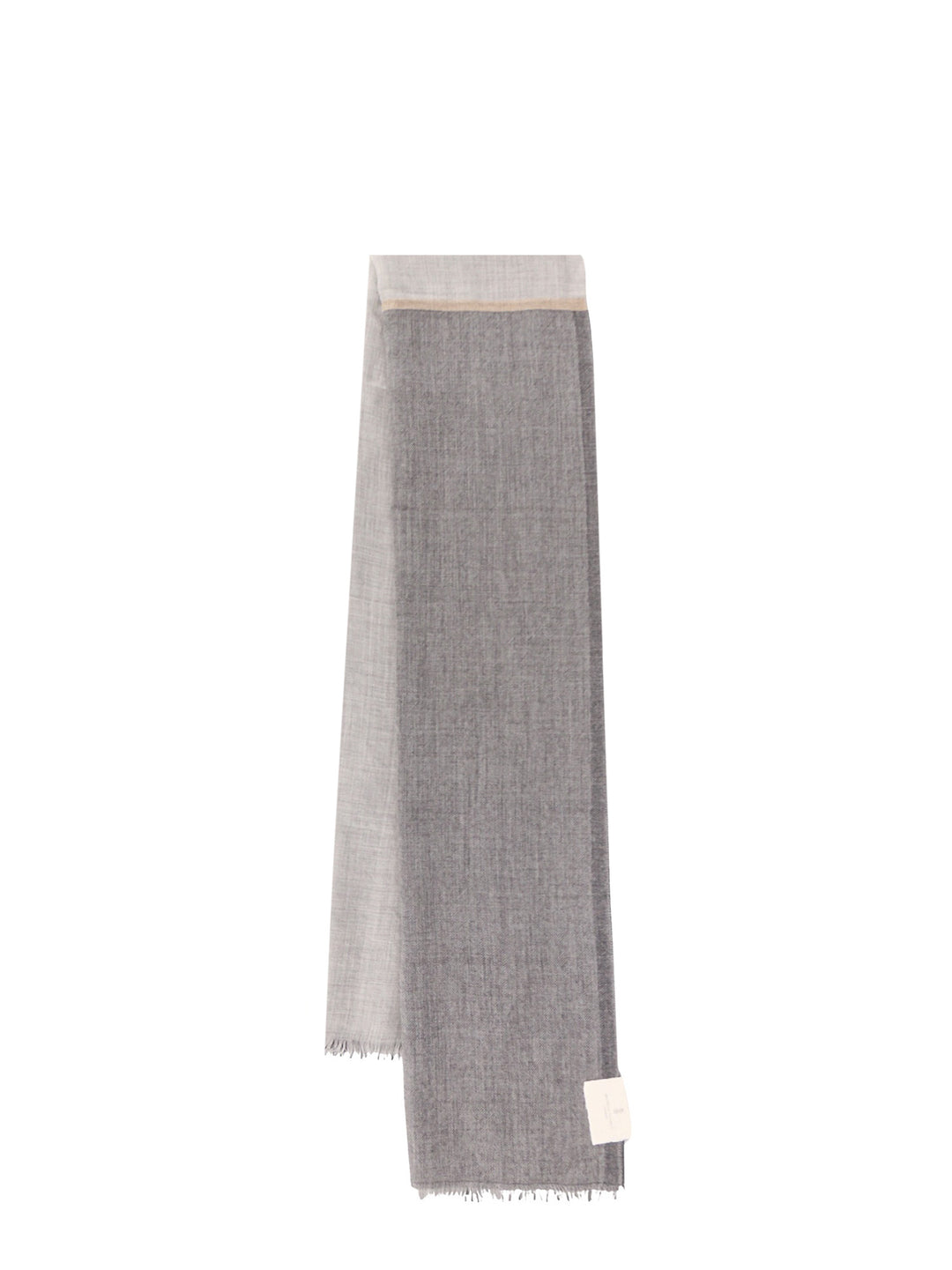 Brunello Cucinelli Scarfs - DARK AND LT GREY | 4502ce9b69d43e5e3ff74f33631a97d0c2d3af6c
