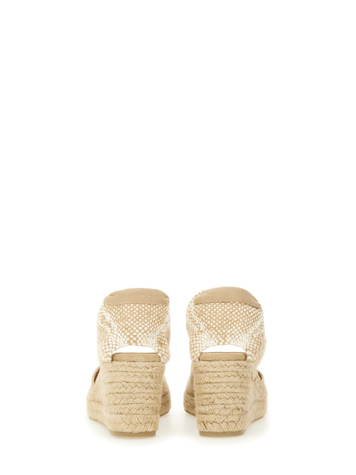 Castañer Wedges - Beige | Wanan Luxury