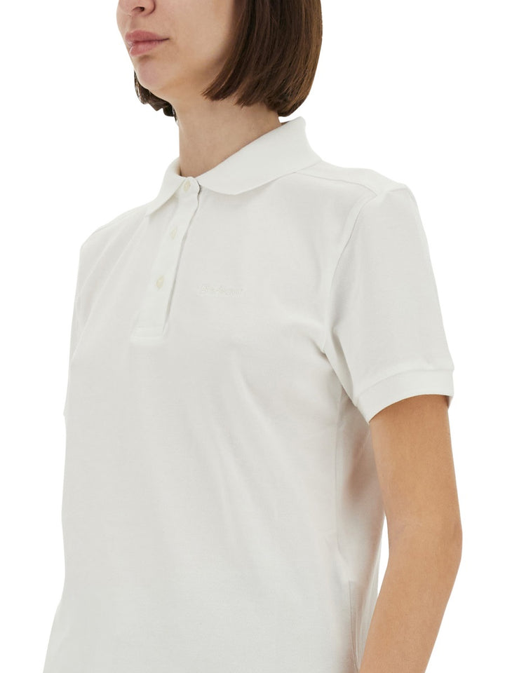 Barbour Polo - White | Wanan Luxury