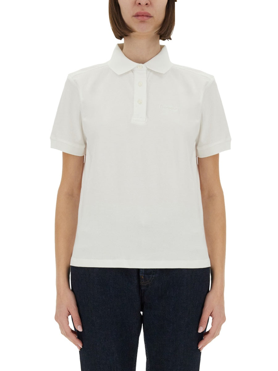 Barbour Polo - White | Wanan Luxury