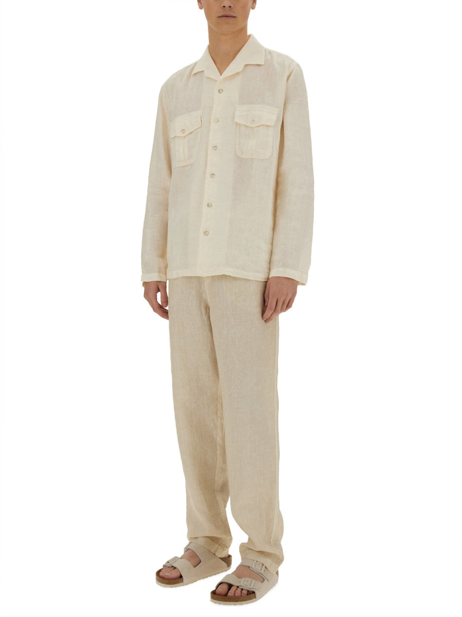 120% Lino Shirts - Beige | Wanan Luxury