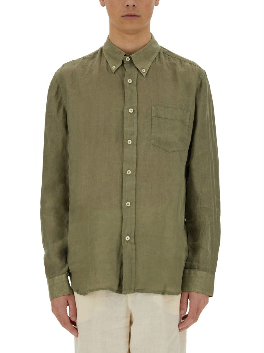 120% Lino Shirts - Green | Wanan Luxury