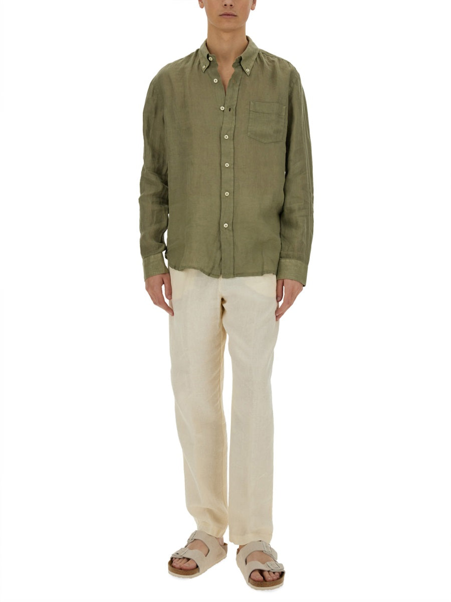 120% Lino Shirts - Green | Wanan Luxury