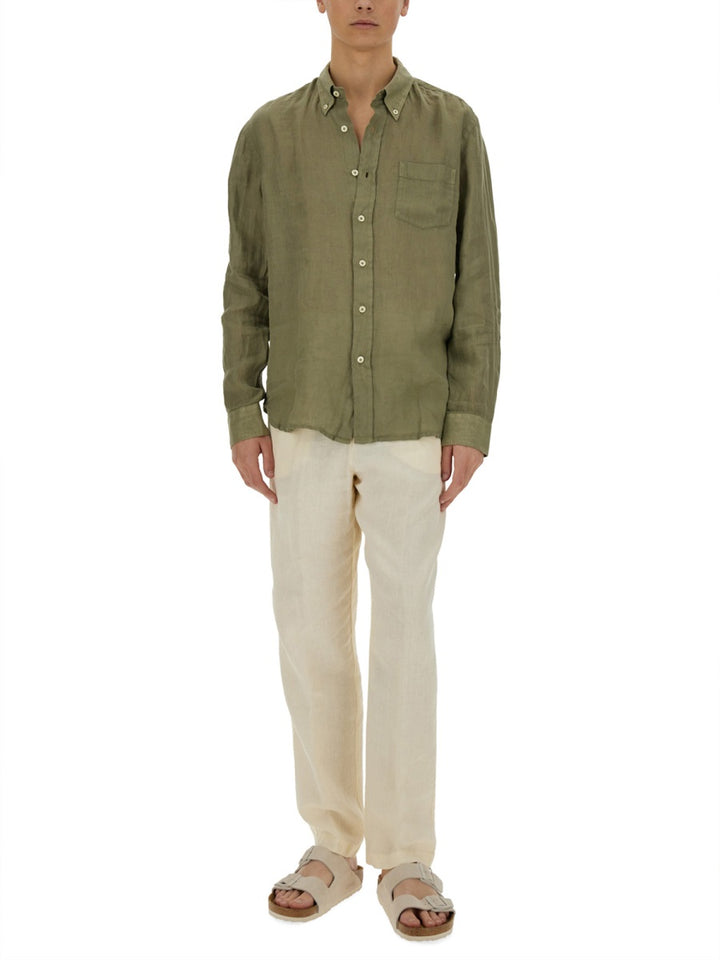 120% Lino Shirts - Green | Wanan Luxury