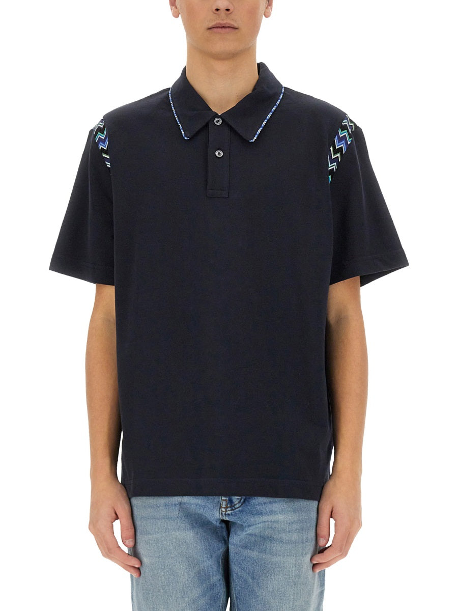Missoni Polo - Blue | Wanan Luxury